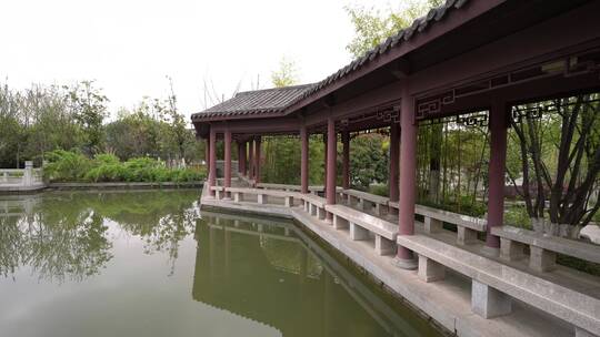 武汉硚口区园博园聊城园风景
