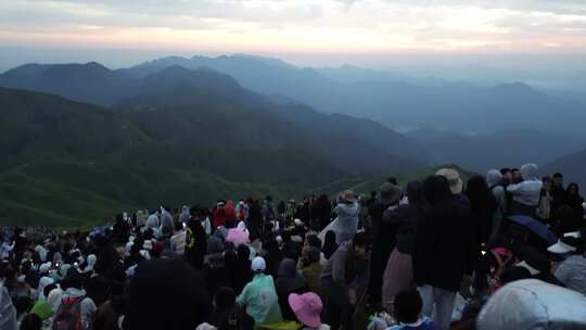 宣传片航拍4K素材 江西萍乡武功山 大自然风