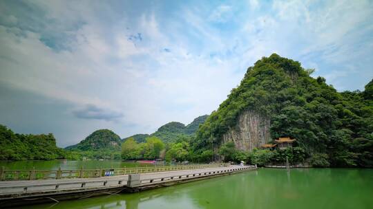 广西山水风景 自然风光 柳州龙潭公园