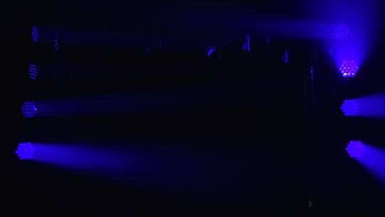演唱会现场炫彩舞台灯光闪烁视频素材模板下载