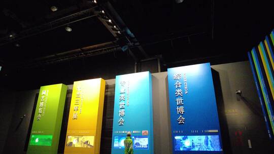 上海世博会博物馆4K实拍原素材视频素材模板下载