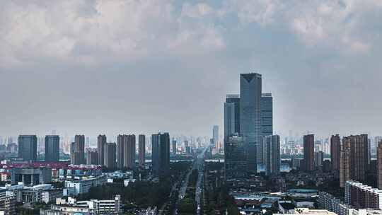 大气南昌cbd延时摄影