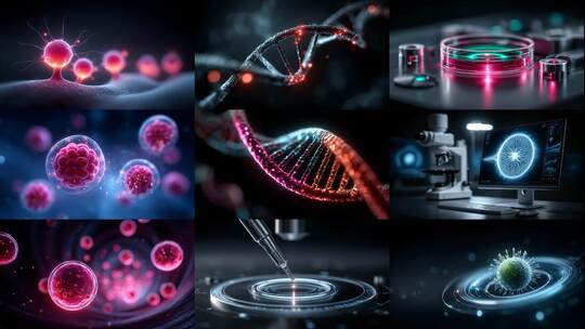 基因科技解码生命奥秘探索未来高清在线视频素材下载