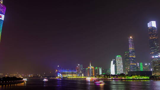广州城市夜晚景观
