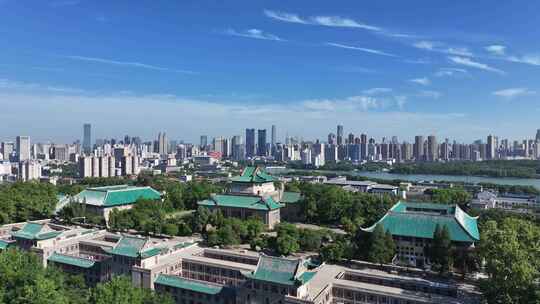 武汉大学武昌区大景航拍