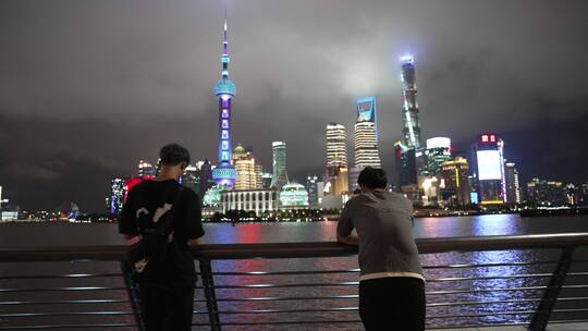 上海黄浦江夜景