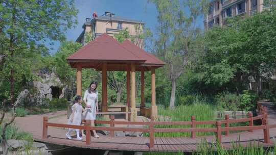 母女家庭温馨幸福生活 亲子时光