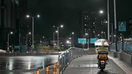 雨夜街道