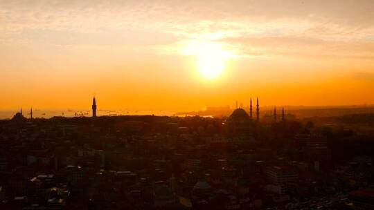 伊斯坦布尔的日落