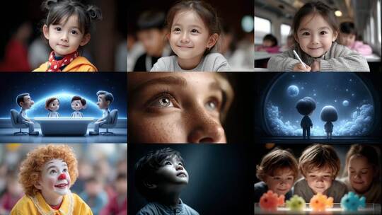 孩子视角下的世界探索与梦想启航高清在线视频素材下载