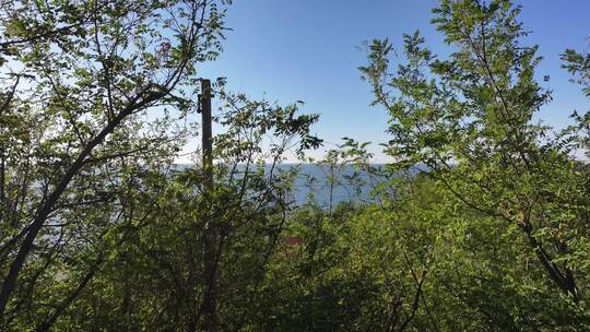 辽宁大连旅顺口黄渤海分界线景区