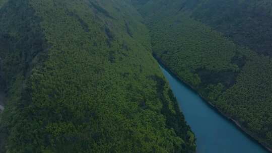 航拍山川河流