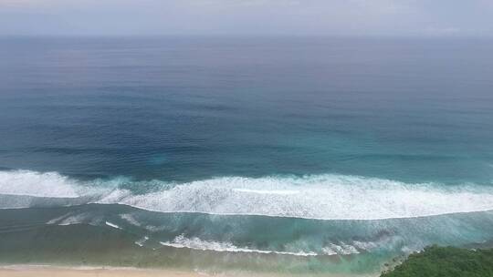 巴厘岛 航拍 夏季 别墅 国外 海边视频素材模板下载