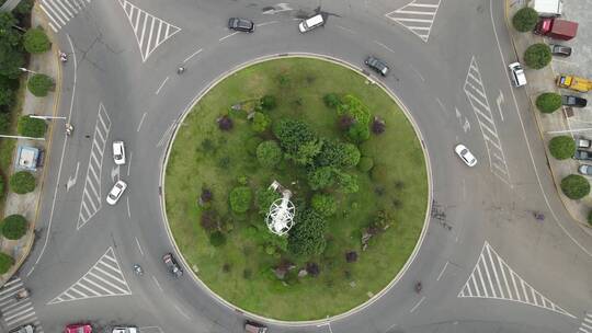 公路道路交通车辆航拍