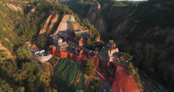 山西临汾小西天千佛寺黑神话悟空取景地航拍