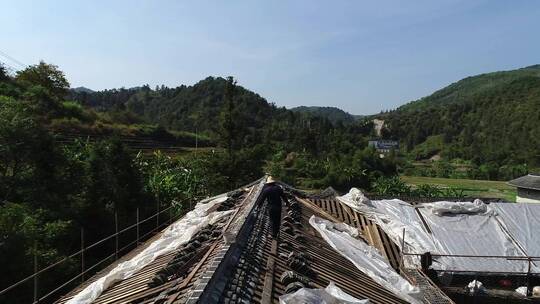 福建漳州农民盖房