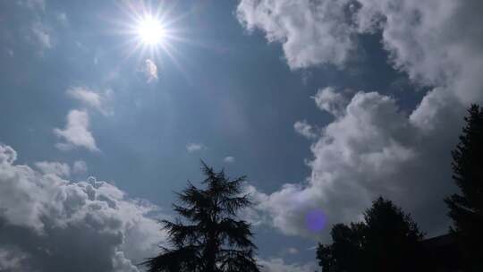 Céu com nuvens timel