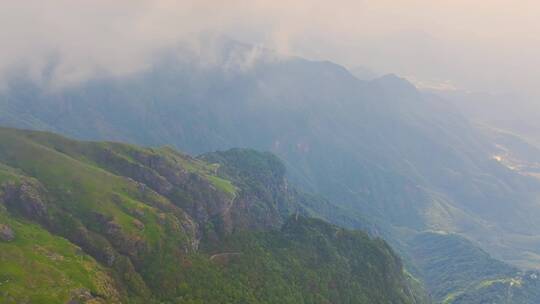 江西萍乡武功山自然风景区初秋风光