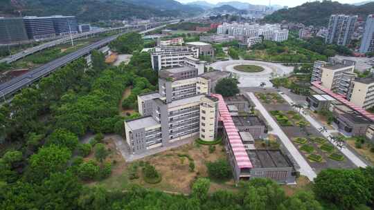 航拍福建商学院马尾校区合集