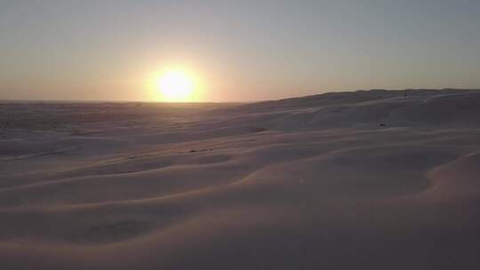沙漠日落视频素材模板下载