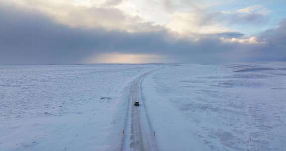 雪域冰原公路自驾