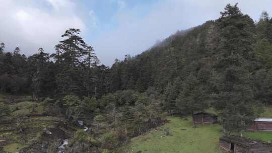 川西沙埋湖水高海拔自然风光视频素材