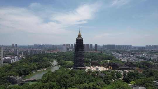 江苏常州城市宣传地标建筑航拍