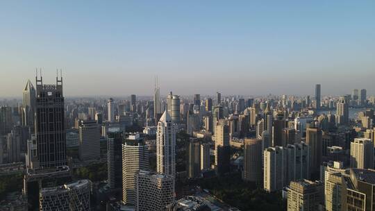 上海黄浦区人民广场新天地全景4K航拍