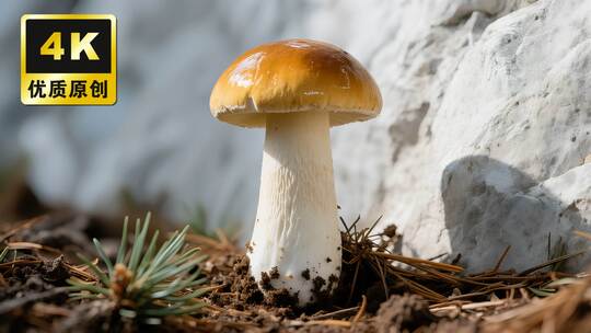 美味松茸食材松茸采松茸捡松茸野生菌赤松茸