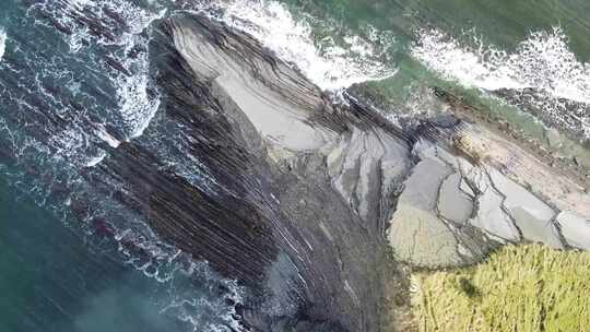 海岸地貌的鸟瞰