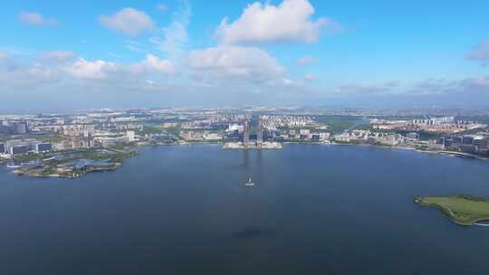 滴水湖全景