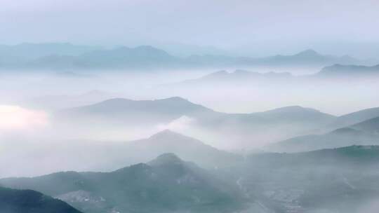 城市台风雨天济南