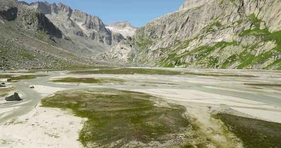 瑞士，平原，岩石，砾石