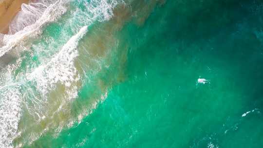 大海沙滩海浪