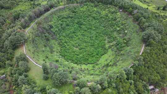 腾冲火山地热国家地质公园航拍