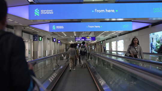 香港国际机场视频素材模板下载