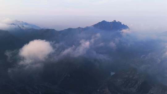 南太行伏牛山雪景雾凇云海自然风光