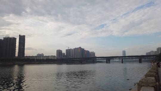 湖南衡阳湘江江景