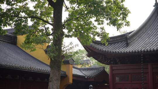 杭州飞来峰永福寺禅院风景