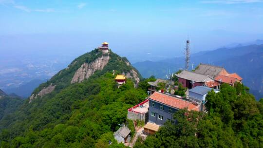 西安南五台山风景区秦岭山脉