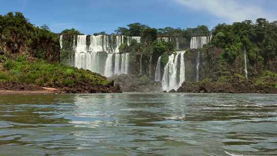 河流，瀑布， Fos Do Iguacu