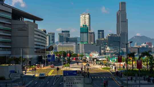 香港九龙的车水马龙