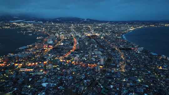 日本北海道函馆夜景