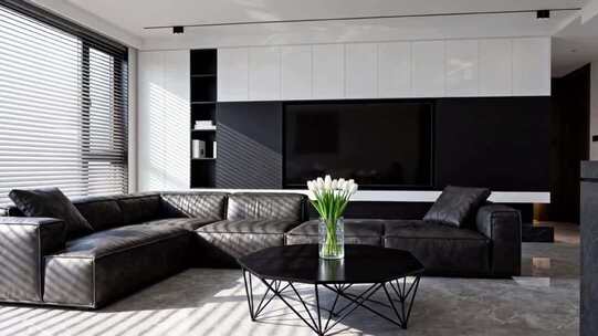 室内装修客厅现代化装饰高档住房