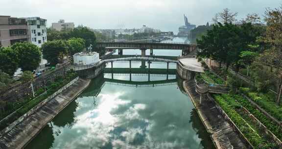 盐田河深圳河道深圳水系0858