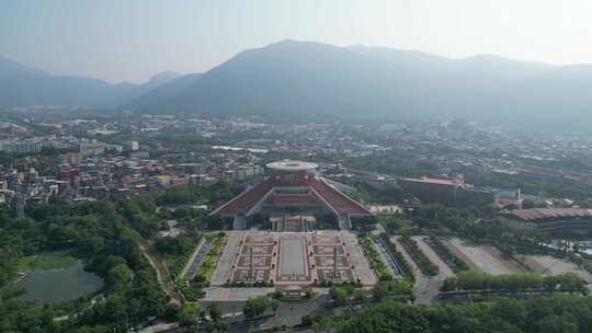 福建泉州闽台缘博物馆航拍