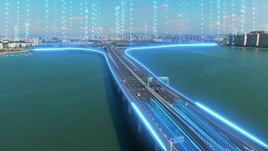 4K科技城市-智慧交通-万物互联