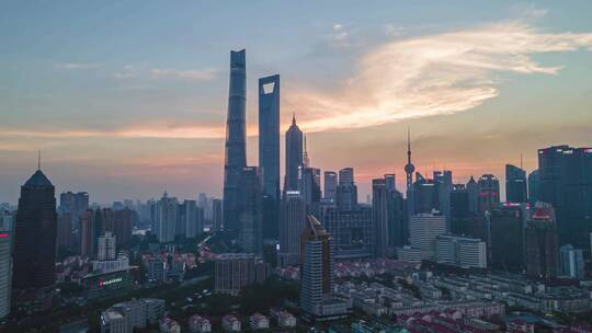 上海延时陆家嘴夜景合集