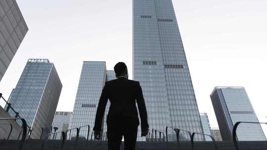 企业家 霸道总裁 商务人士 成功 展望