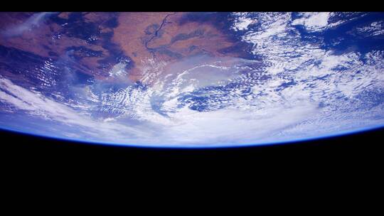 国际空间站拍摄的地球照片